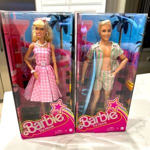 COPY - New in hand Barbie the movie Barbie and Ken beach Collection dolls